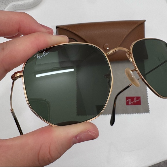 Ray-Ban RB3548N Hexagonal Sunglasses - Picture 3 of 8